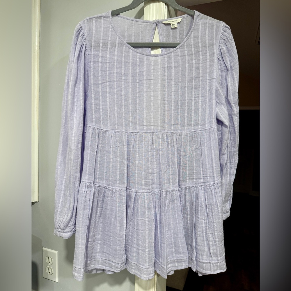 American Eagle Peplum Top - Women’s M